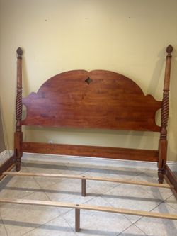 Wood Cal King Bed Frame