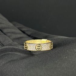 14k Solid Gold  Love ring