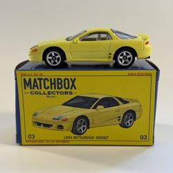 Matchbox Collectors Mitsubishi 3000GT Yellow Loose