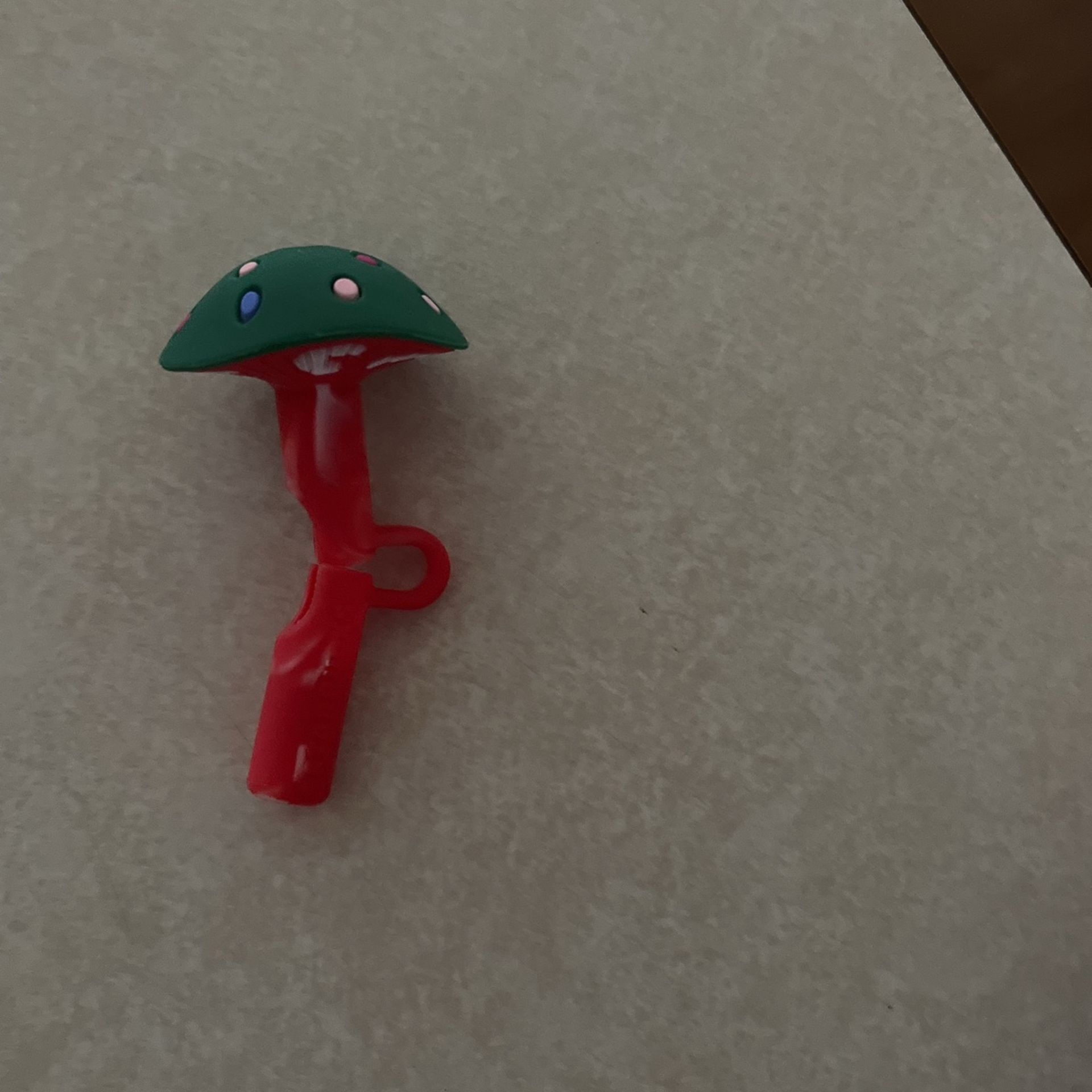 Starbucks Straw Topper collector item Mushroom
