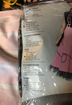 Adult costume medium size. New never used