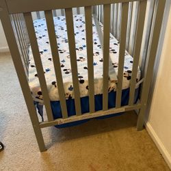 Baby Bed With Mattress 