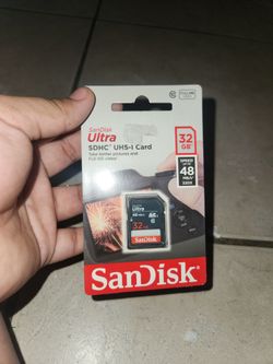 SanDisk ultra SDHC UHS-I Card 32 gigabytes 48mb/s