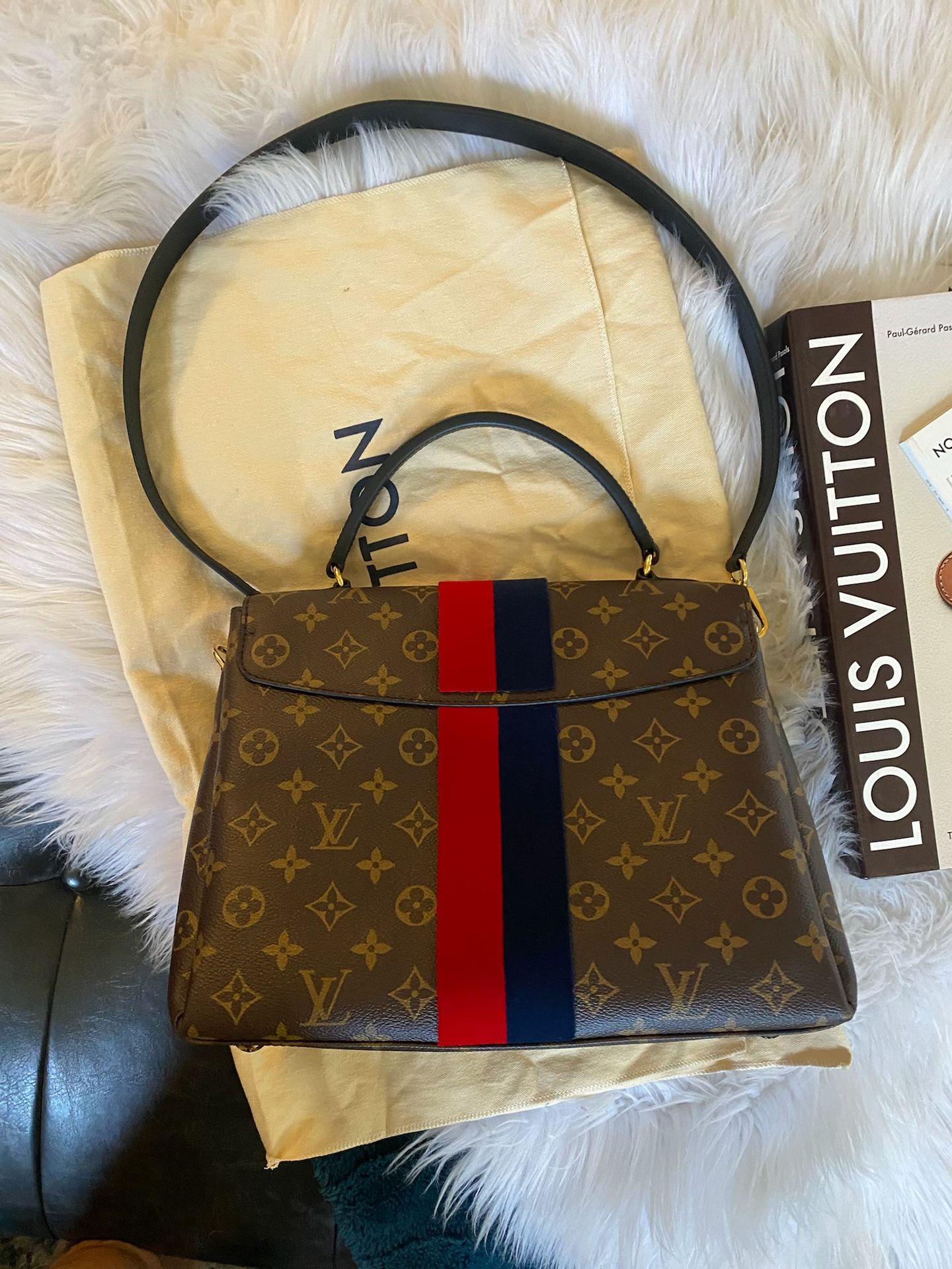 Louis Vuitton Georges Handbag Monogram Canvas MM