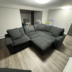 Gray 6 Piece Sectional 