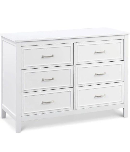 6-Drawer Double Dresser in White