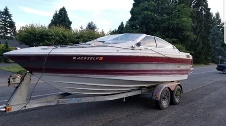 21 ft bayliner Olympic edition 454 big block only got low hrs on a new engine