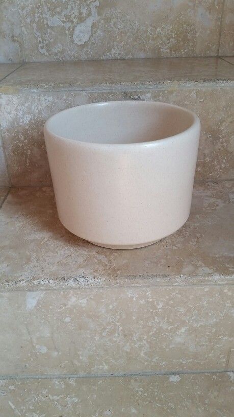 Ceramic Flower Pot - Bone White