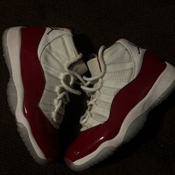 Jordan 11 Cherry High Tops