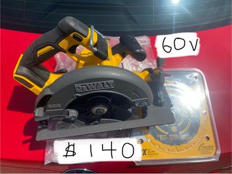 Brand New Dewalt  60v  7 1/4”   Flex Volt  w/ Blade     DCS578      Tool Only