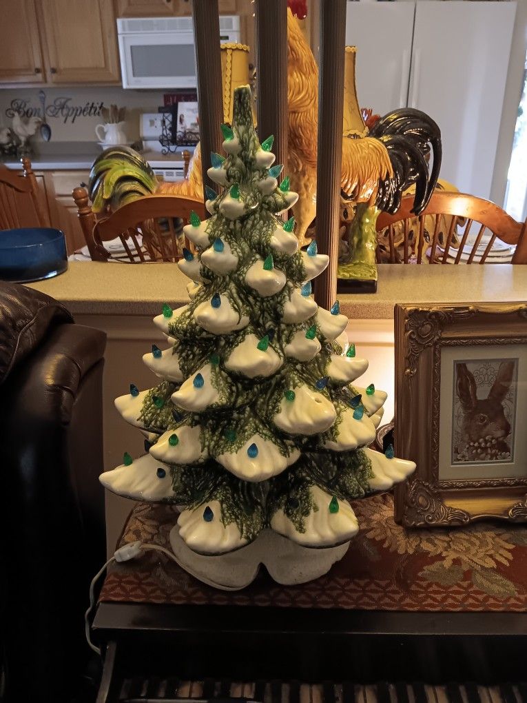 Vintage Ceramic Christmas Tree
