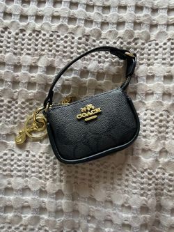 Coach Mini Bag Charm Keychain