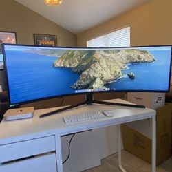 Samsung Odyssey  G9 49” Monitor 5120x1440 240hz 1000R 