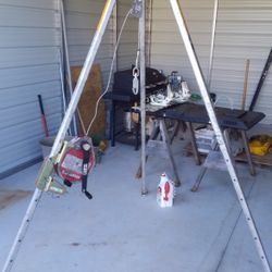 Manhole Retrieval Safety Tripod System