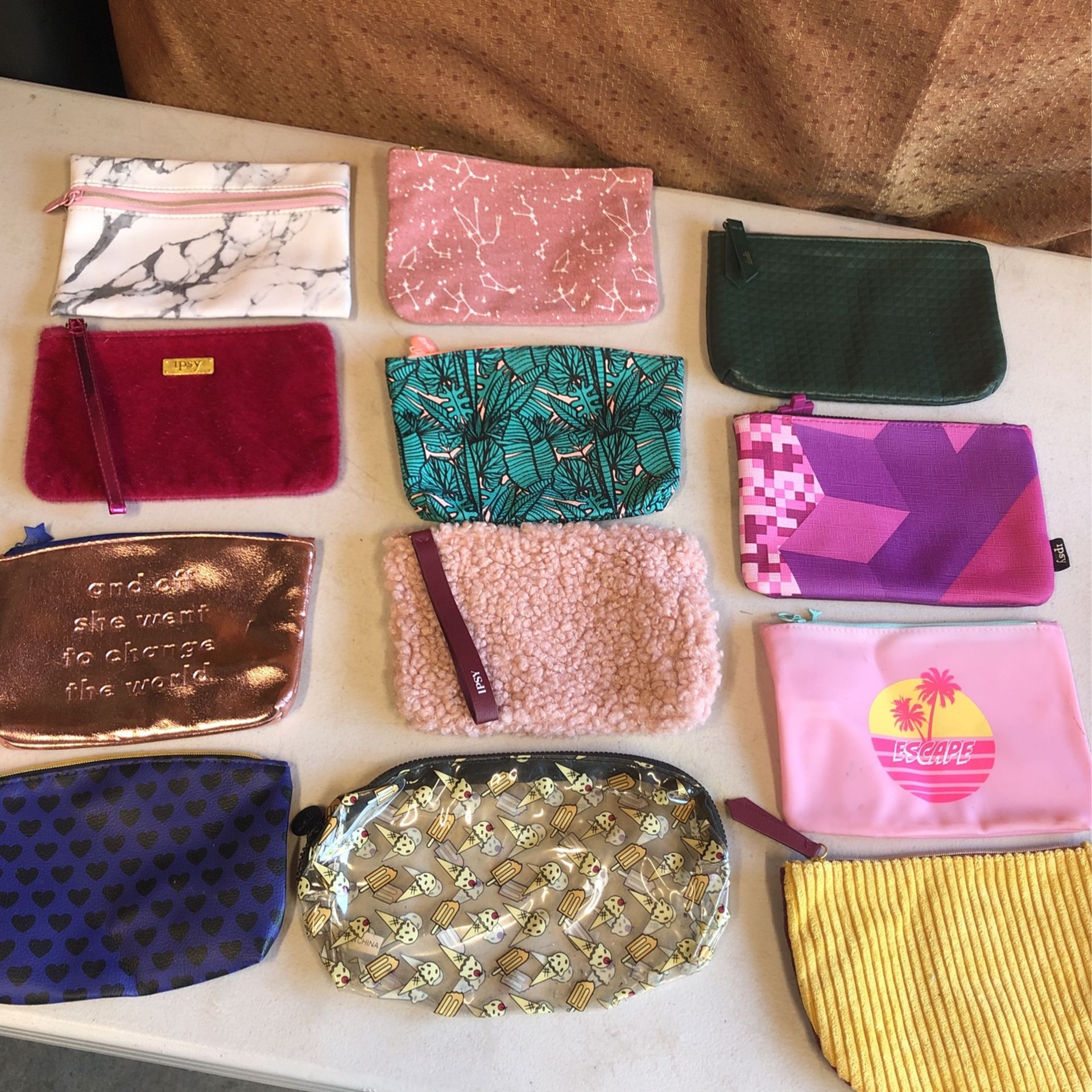 Ipsy Fab Cosmetic Bags (32) Collection