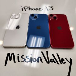 iPhone 13 128GB Unlocked | Mission Valley Store | w/  Warranty 