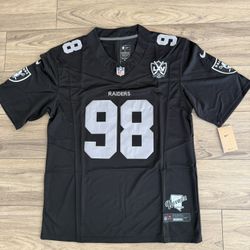 New Las Vegas Raiders #98 Maxx Crosby Black Stitched Jersey, S To 3Xl