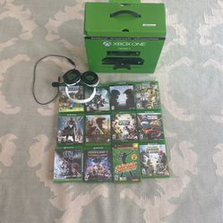 Xbox One w/ 12 Additional Games AND Headphones