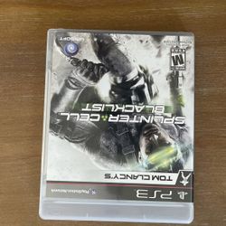 Sony Ps3 Splinter Cell 