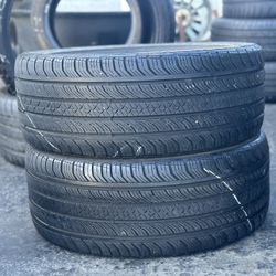 PAIR OF TIRE 245 45 18 CONTINENTAL 85% LIFE