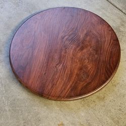 Rosewood Tabletop Lazy Susan