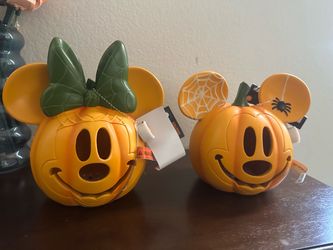 Mickey and Minnie Halloween pumpkins (Kohls)
