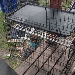 2 Dog Crates / Kennels – Combo Set (Great DIY Potential)