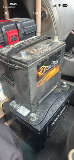 2 car batteries