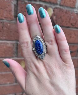 Blue Coral Ring