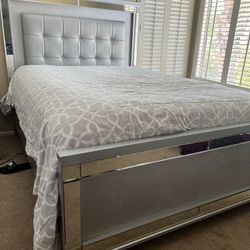 Queen Bed Frame + Dresser 