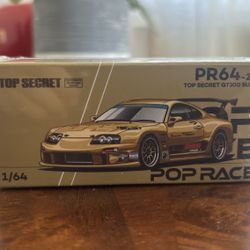 Pop Race 1:64 Toyota Supra (JZA80) TOP SECRET in Gold