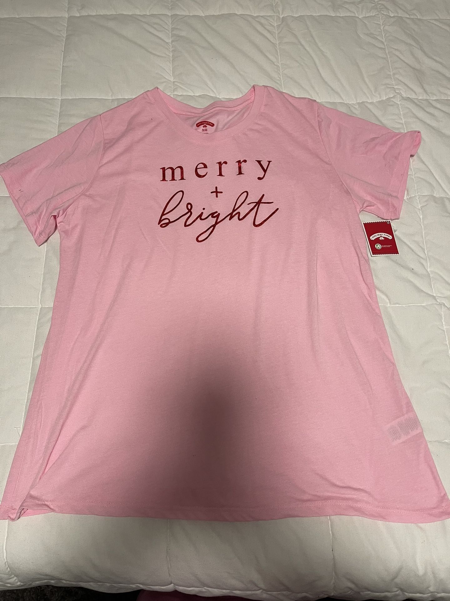 New! Womens Holiday Shirt- Size XL