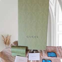 Gucci Box And Dust Bags Bundle 