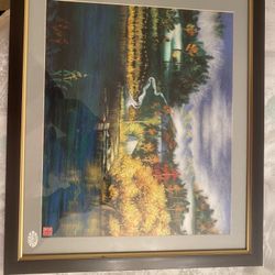 Original Bongbin Cotton Silk Art - Landscape 