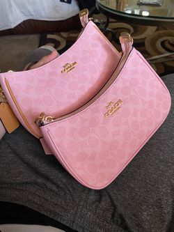pink coach bags