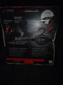 Schumacher Rugged 2A Battery Charger & Maintainer (6V/12V) - New