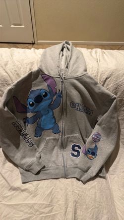 Disney Stitch Ohana Zip-Up Hoodie