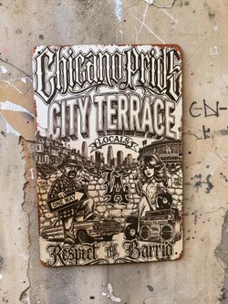 City Terrace Metal Sign