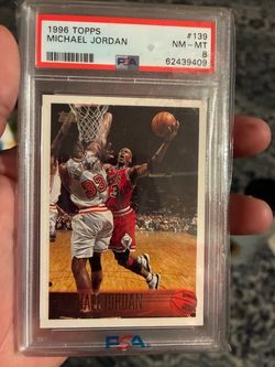 Psa 8 Michael Jordan topps