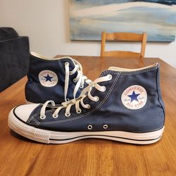 NEW UNUSED Men's CONVERSE Chuck Taylor's Size 13 Navy Blue (SE San Diego)