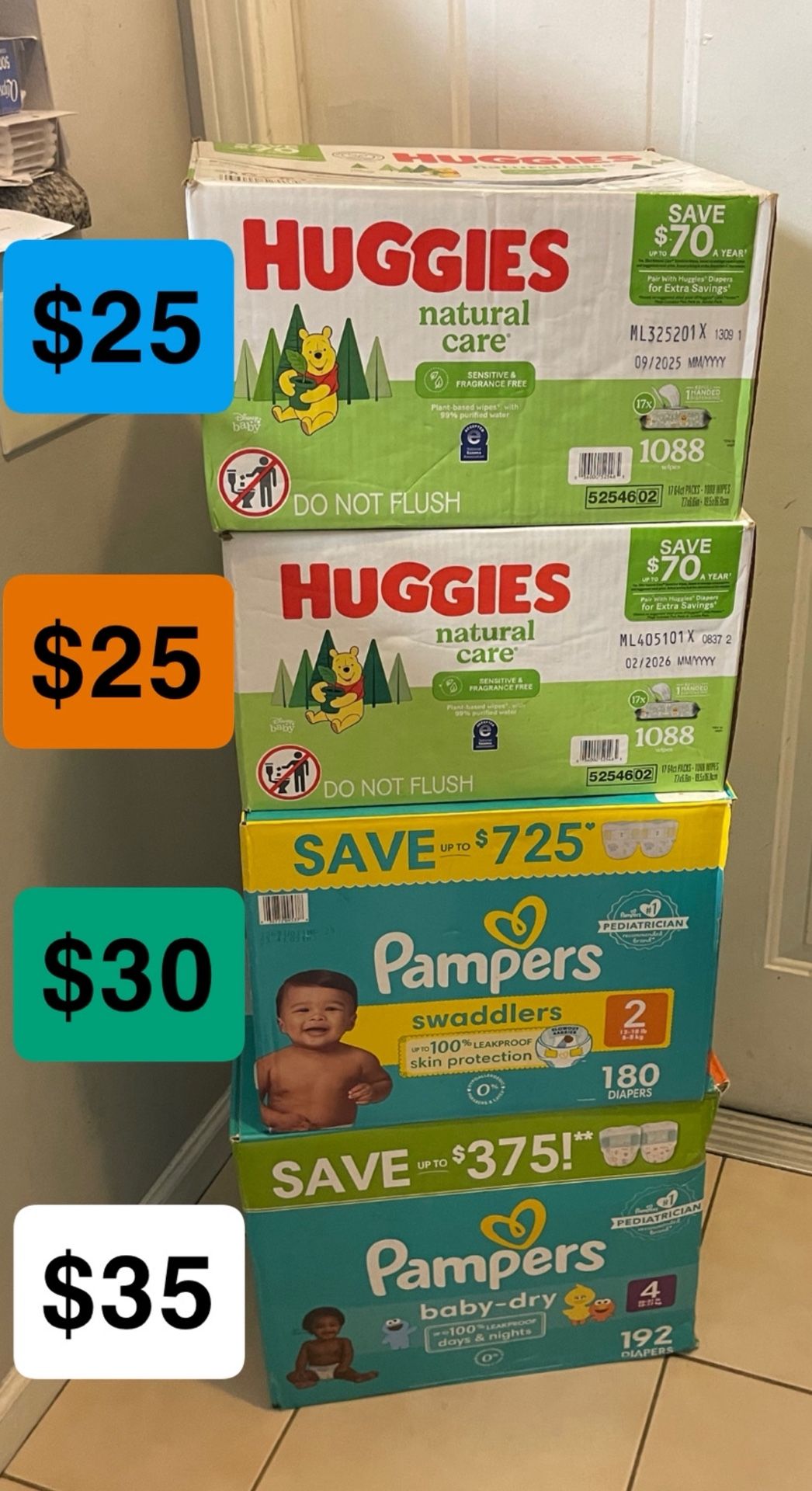 Pampers & Huggies