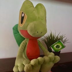 Pokemon Center Original Treecko Kimori Sitting Life Size Large Trainer 20 " Very Rare