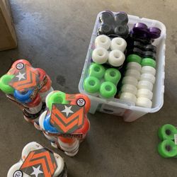 Skateboard Wheels Bearings Decks Trucks 