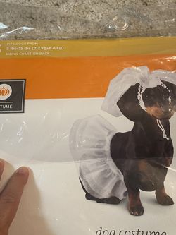 Dog bride halloween Costume Small