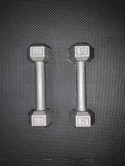5 Pound Dumbbells