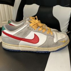 (used) Nike Dunk Low Light Iron Ore Sneakers Size 8