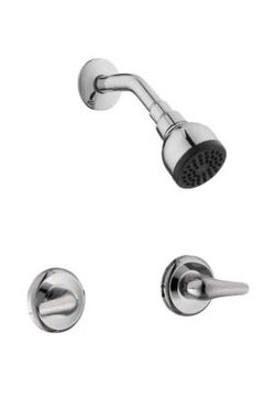 Glacier Bay Aragon 2-Handle 1-Spray Wall Mount Shower Faucet Chrome HD833X-0101