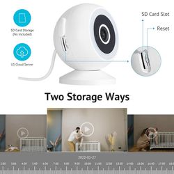 5MP 3K Security Cameras Outdoor Indoor Wired,IP65, Starlight Sensor & 100 Ft Night Vision,Motion/Person Detection,2-Way Audio/Spotlight,US Cloud,iOS &