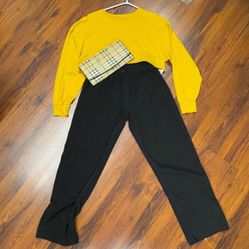 Cropped Aritzia top vibrant yellow