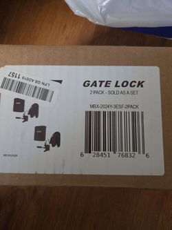 2 Pack Gate Lock Brand New